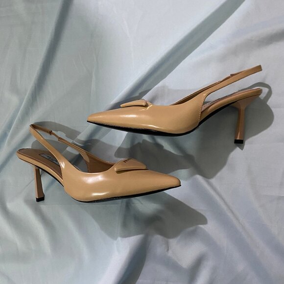 Prada Nude Beige Shade High Heels - Picture 6 of 10